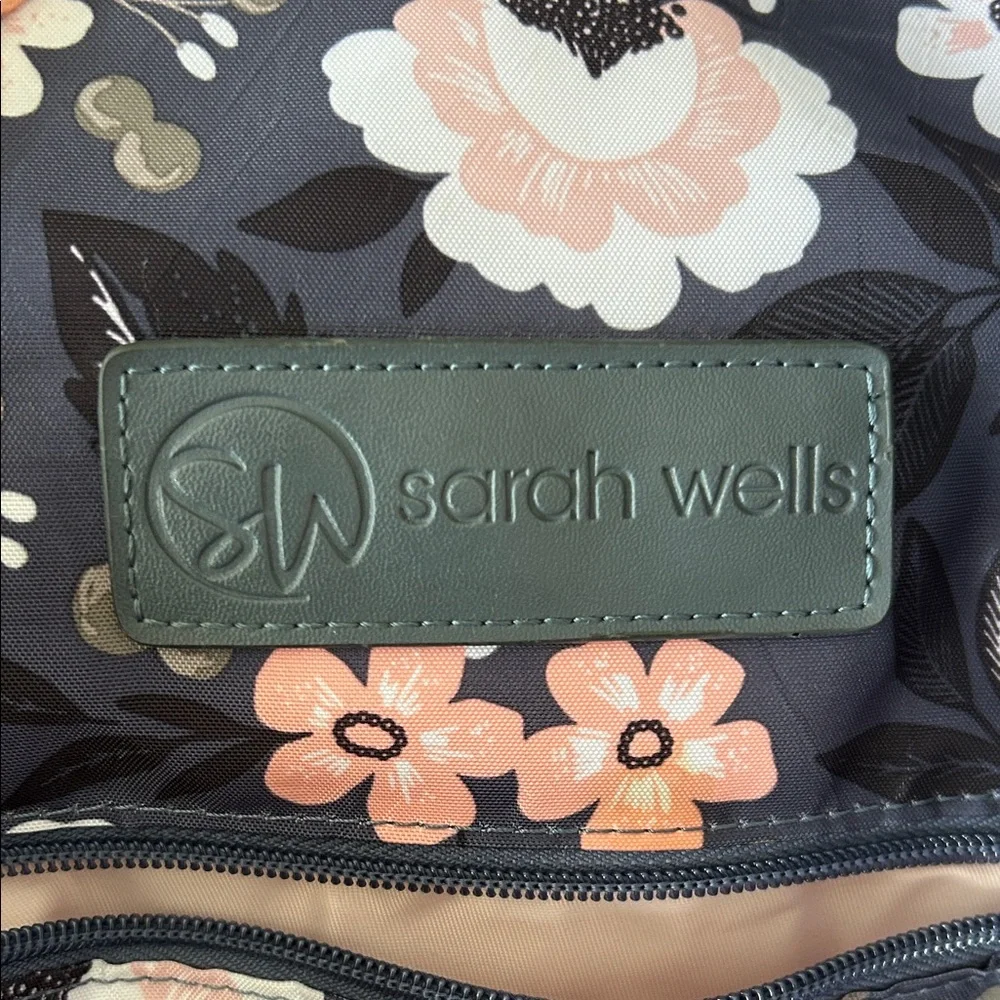 Sarah Wells Pump Tote Bag - Navy and Pink